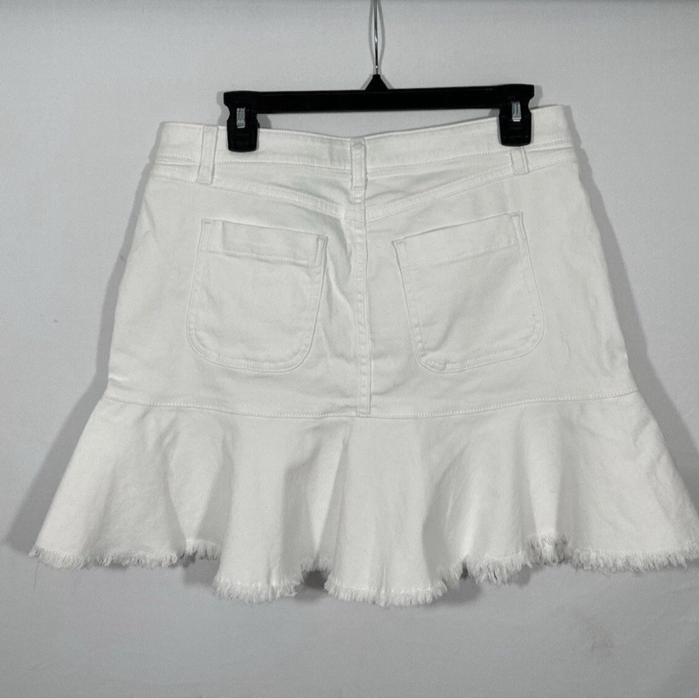 Michaell Kors Flounce Denim Skirt size 2 - Picture 9 of 16